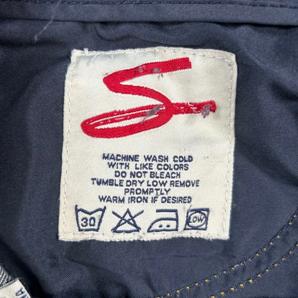 Seven7 For All Mankind Jeans Mens 38 Denim Blue Relaxed Distressed Tailored‎ Hem